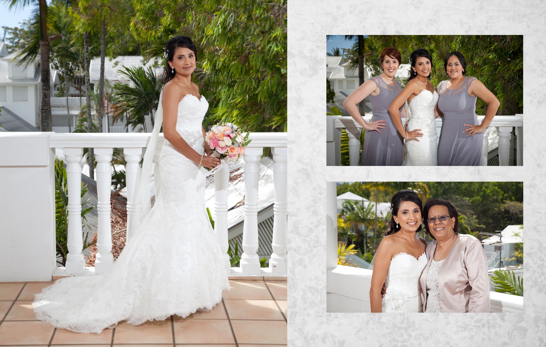 Palm Cove wedding Photographer captures beautiful wedding images at sarayi Palm Cove.