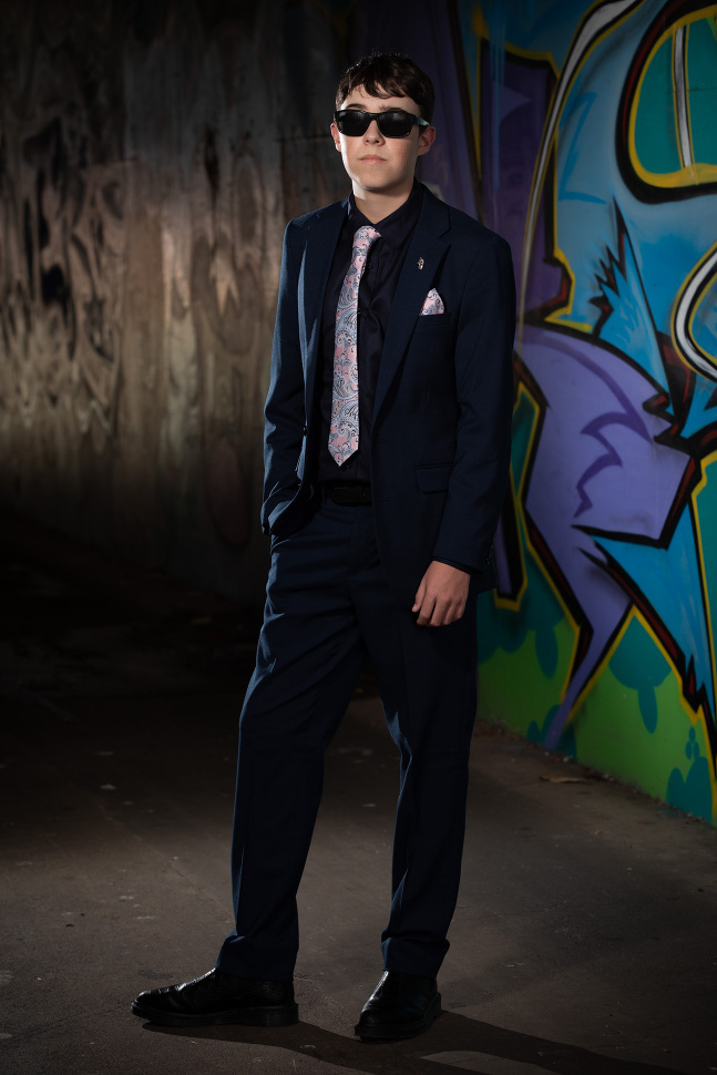 Cairns Formal Photographer creates Cinematic images of Eamon for his Cairns formal photography session