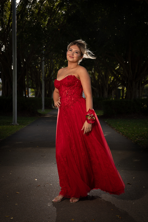 Cairns formal photographer Nathan Kelly capturing professional Year 12 formal portraits for students in Cairns, Queensland.